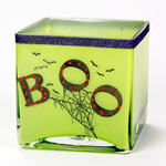BOO! Glow  In The Dark  Vase